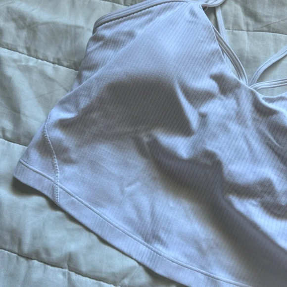 🆕🤍 Lululemon Align Strappy Ribbed Tank - White - Picture 5 of 12